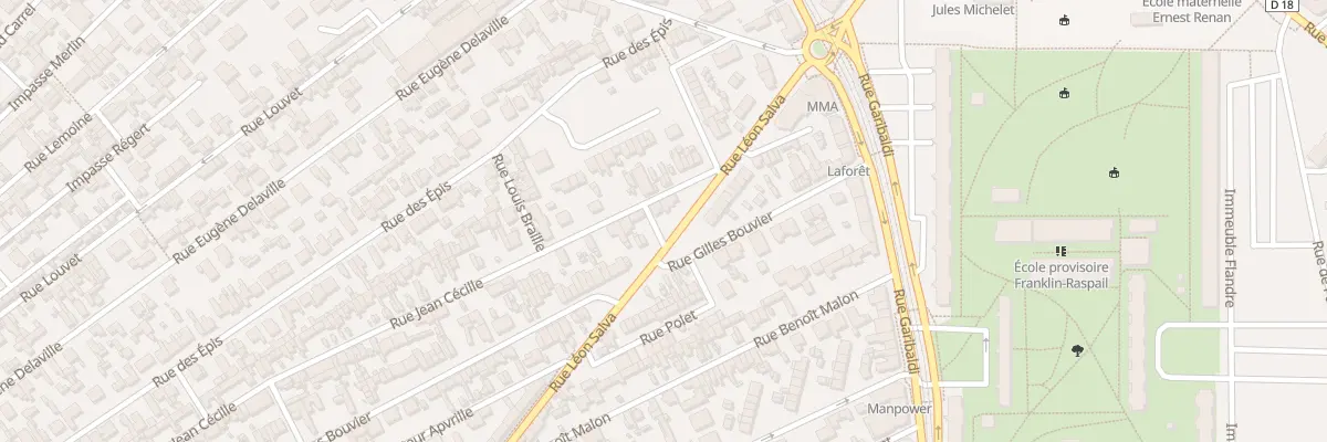 Plan du 76 Rue Leon Salva à Sotteville-lès-Rouen
