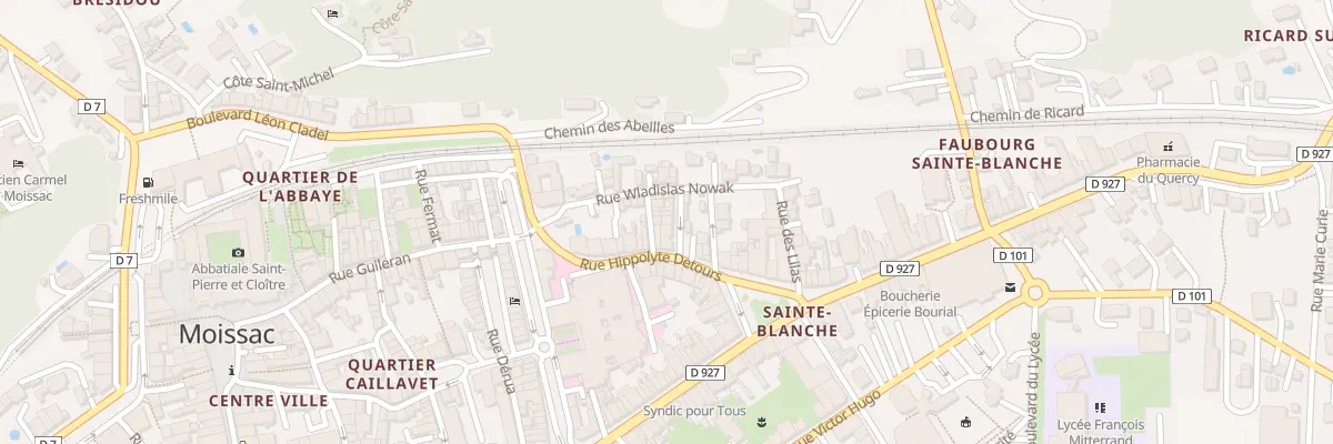 Plan du 8 Rue des Fleurs à Moissac