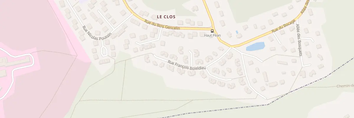 Plan du 22 Rue François Boieldieu à Saint-Sébastien-de-Morsent