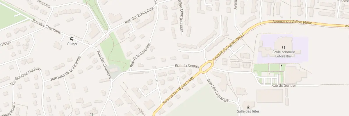 Plan du 7 Rue du Sentier à Saint-Sébastien-de-Morsent