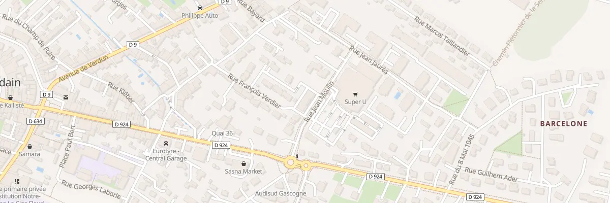 Plan du 10 Rue François Verdier à L’Isle-Jourdain