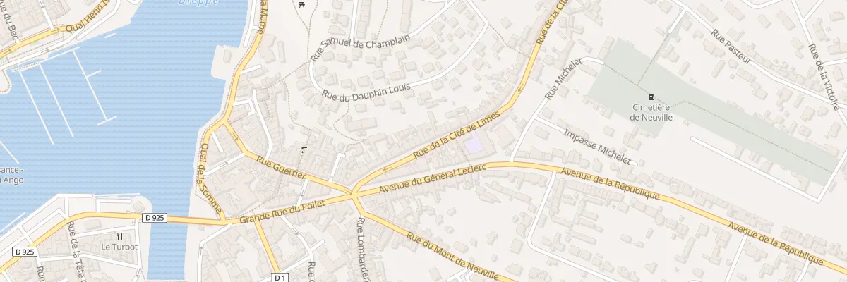 Plan du 37 Rue de la Cite de Limes à Dieppe