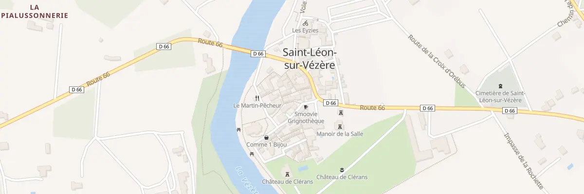Plan du 8 Rle Courédou Saint-Léonce à Saint-Léon-sur-Vézère