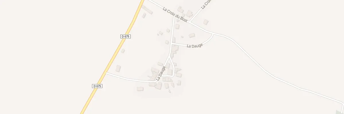Plan du 5059 La Dauge à La Bazeuge