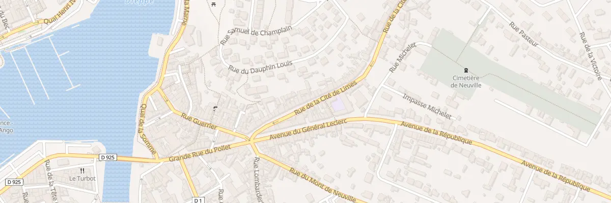 Plan du 39 Rue de la Cite de Limes à Dieppe