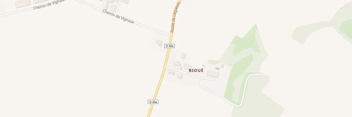 Plan du 9A Bioue à Garac