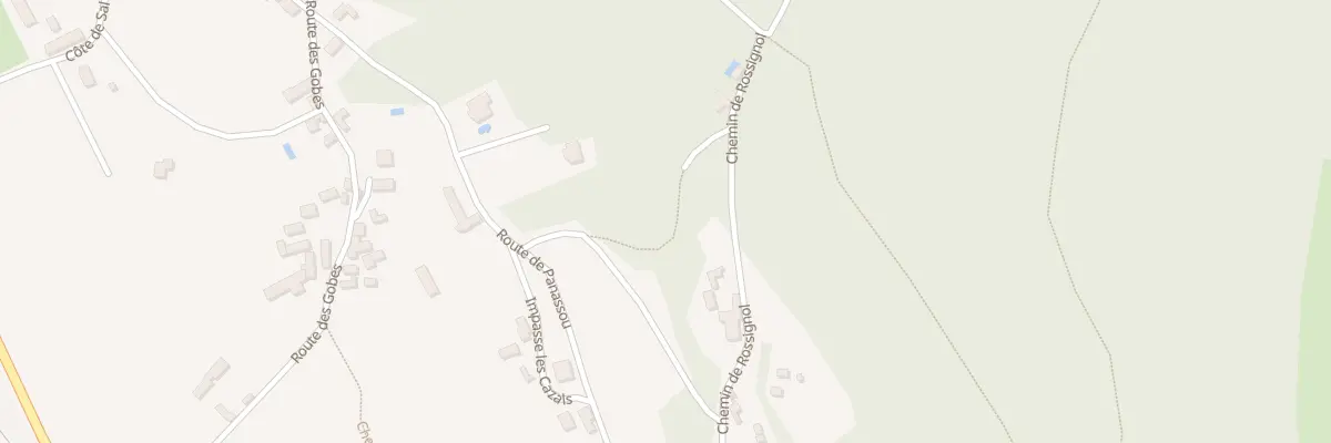 Plan du 483 Che de Rossignol à Castels et Bézenac