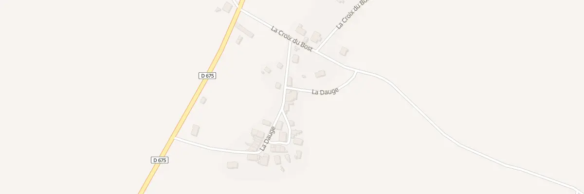 Plan du 36 La Dauge à La Bazeuge