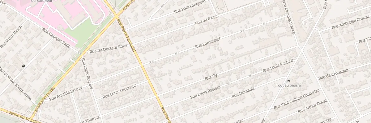 Plan du 67 Rue Zamenhof à Sotteville-lès-Rouen
