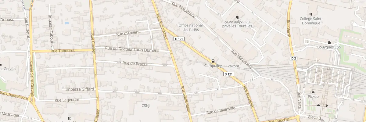 Plan du 66 Rue Saint Maur à Rouen