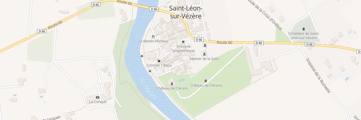 Plan du 4 Imp Courédou des Mirandes à Saint-Léon-sur-Vézère