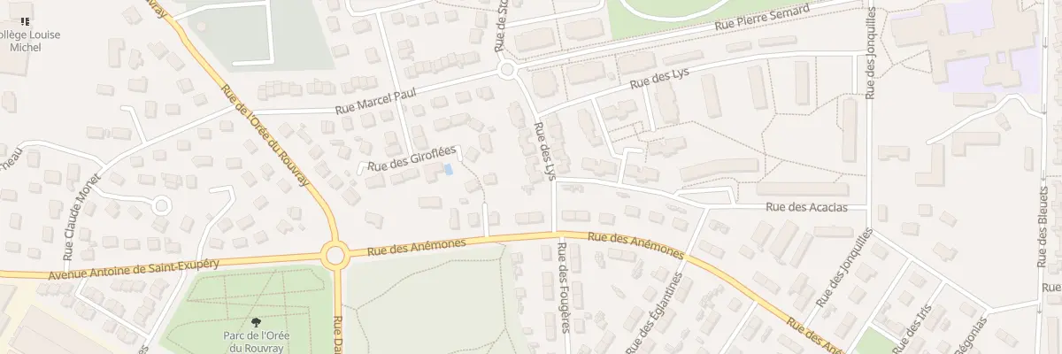 Plan du 8 Rue des Lys à Saint-Étienne-du-Rouvray