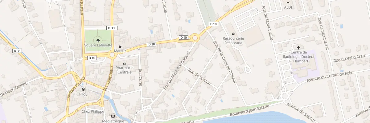 Plan du 4 Rue de Verdun à Cazères
