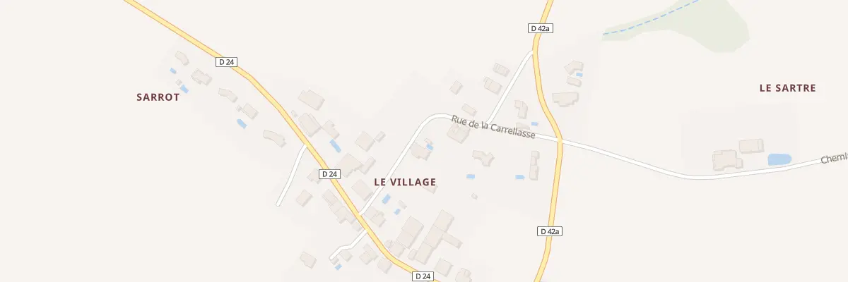 Plan du 9001 Village à Garac