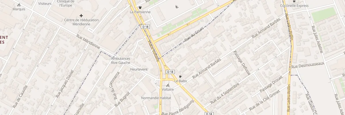 Plan du 47 Rue du Cours à Sotteville-lès-Rouen