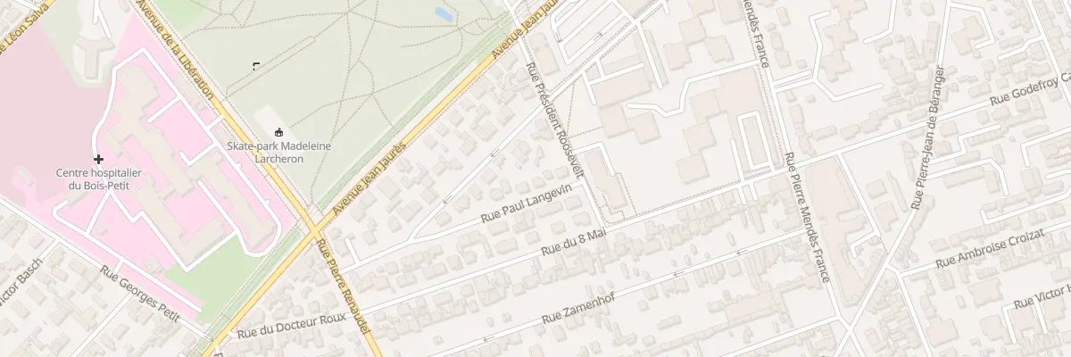 Plan du 18 Rue Paul Langevin à Sotteville-lès-Rouen