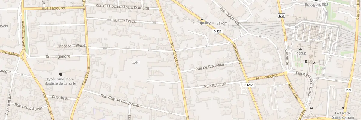Plan du 40 Rue Saint Maur à Rouen