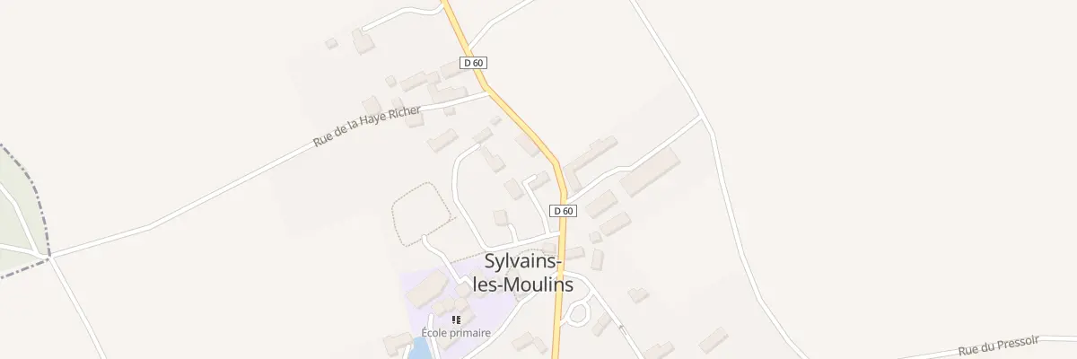 Plan du 4A Rue de la Mairie à Sylvains-Lès-Moulins