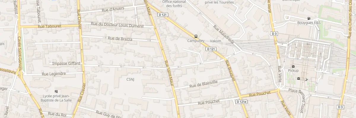 Plan du 36 Rue de Campulley à Rouen