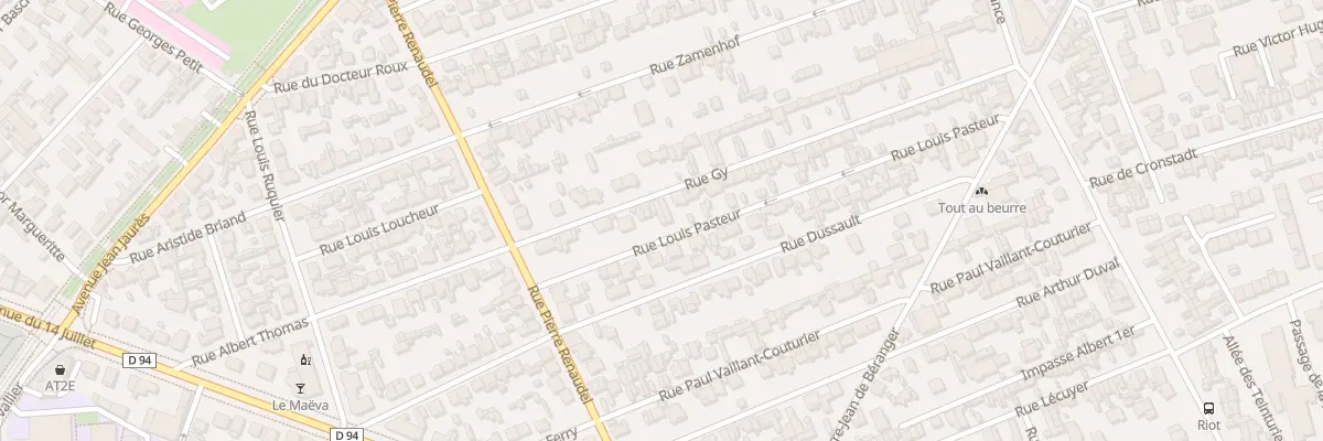 Plan du 64 Rue Pasteur à Sotteville-lès-Rouen