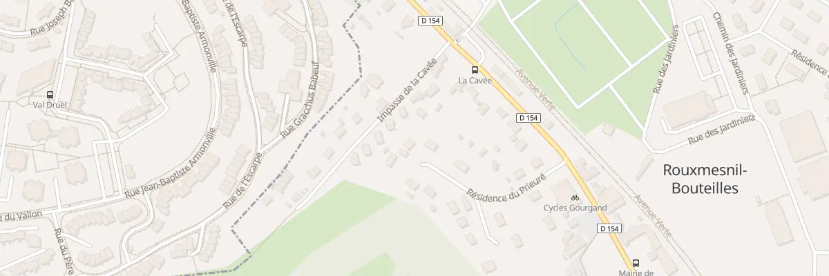 Plan du 1 Res du Prieure à Rouxmesnil-Bouteilles