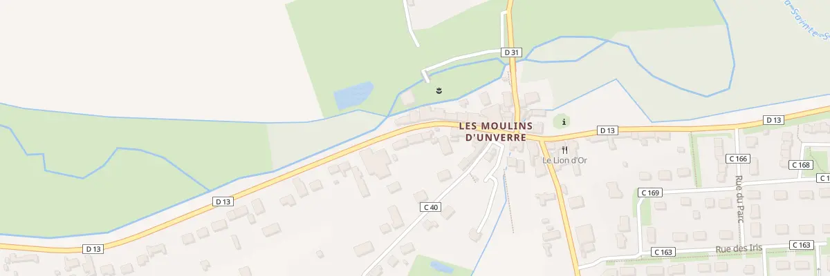 Plan du 29 Rue des Moulins à Unverre