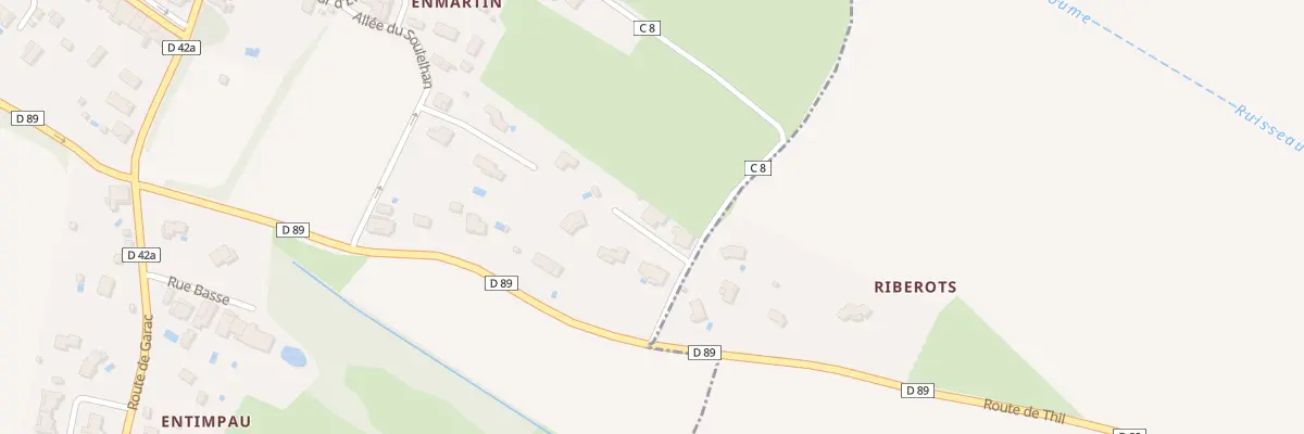 Plan du 97 Imp du Lavoir à Caubiac