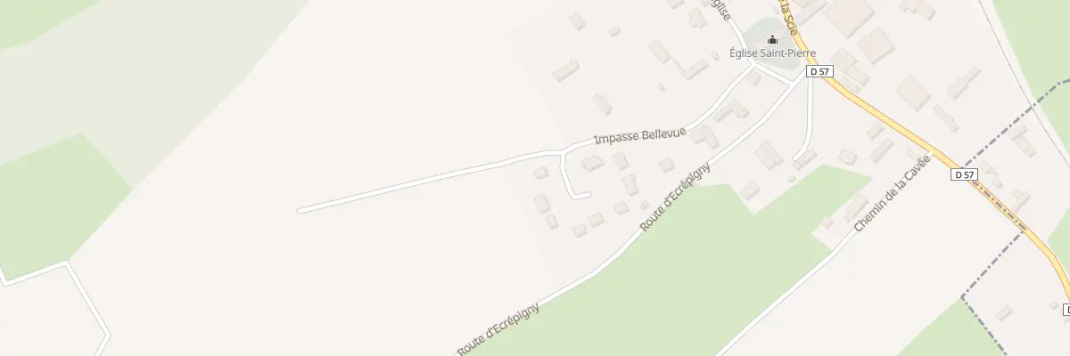 Plan du 200 Imp Bellevue à Vassonville