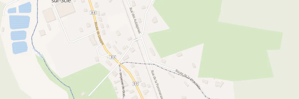 Plan du 6 Rte de la Chaussée à Anneville-sur-Scie