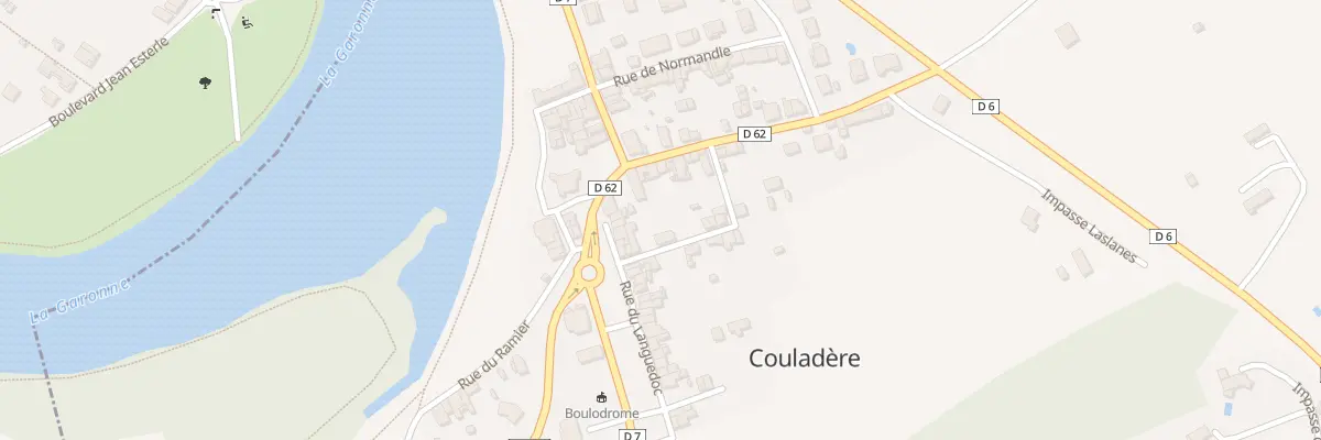 Plan du 6 Rue du Comminges à Couladère