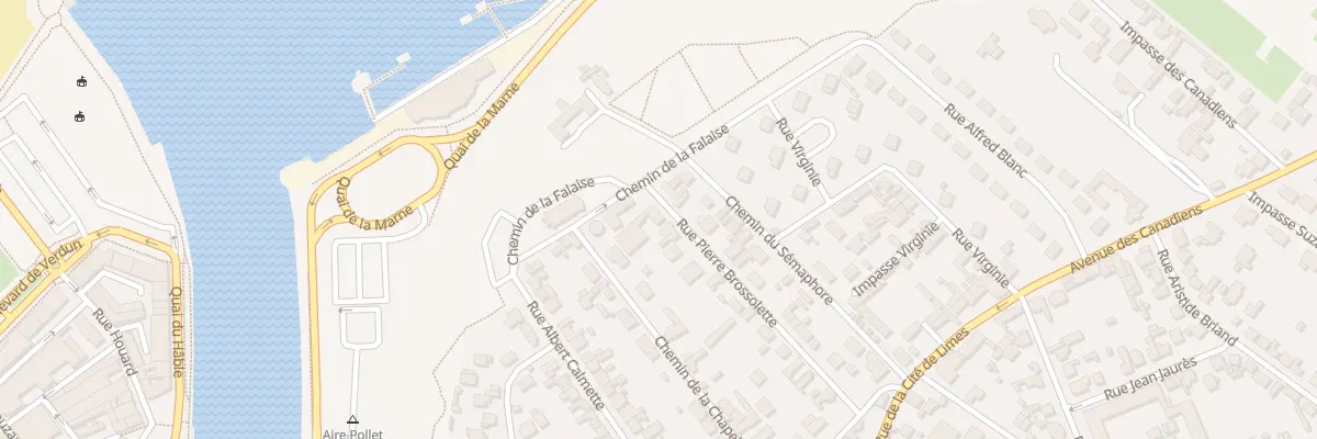 Plan du 23 Rue Pierre Brossolette à Dieppe
