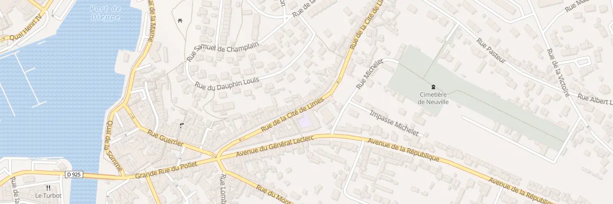 Plan du 69 Rue de la Cite de Limes à Dieppe