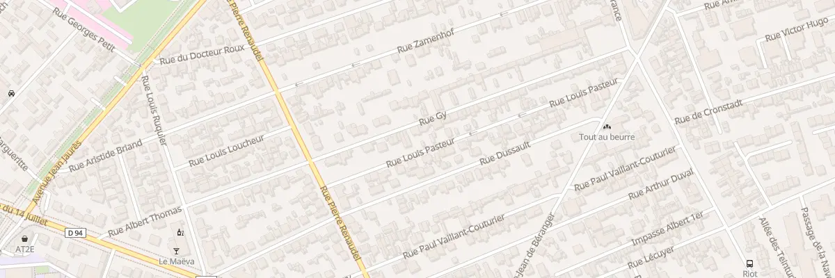 Plan du 60 Rue Pasteur à Sotteville-lès-Rouen
