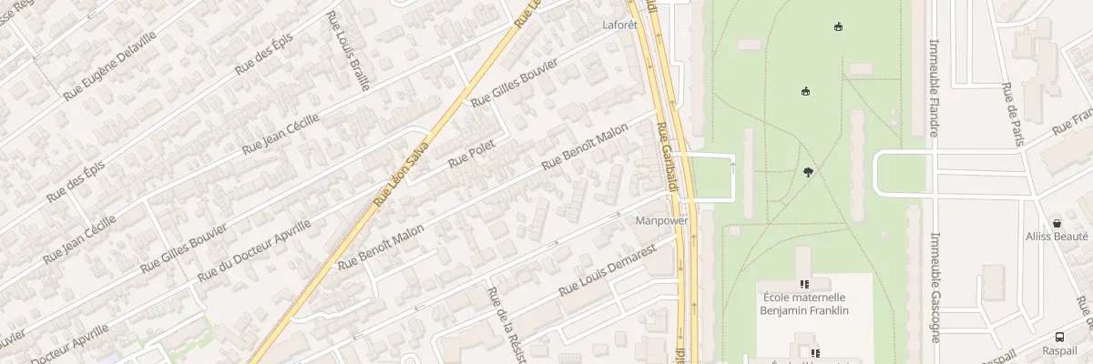 Plan du 11 Rue Benoit Malon à Sotteville-lès-Rouen
