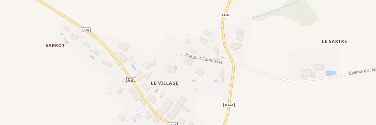 Plan du 33 Village à Garac