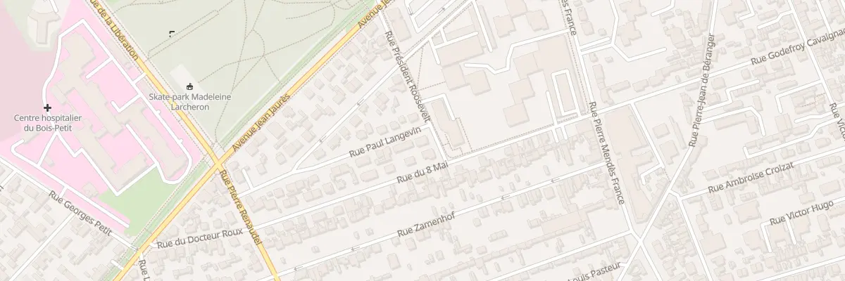 Plan du 19 Rue Paul Langevin à Sotteville-lès-Rouen