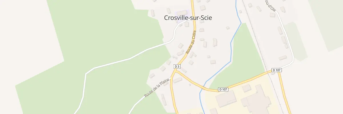 Plan du 3 Rte du Cidre à Crosville-sur-Scie
