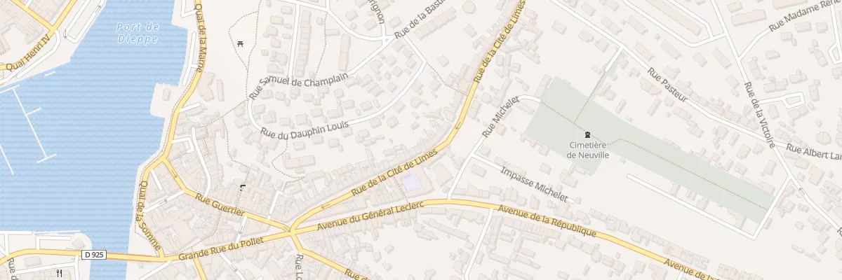 Plan du 73B Rue de la Cite de Limes à Dieppe