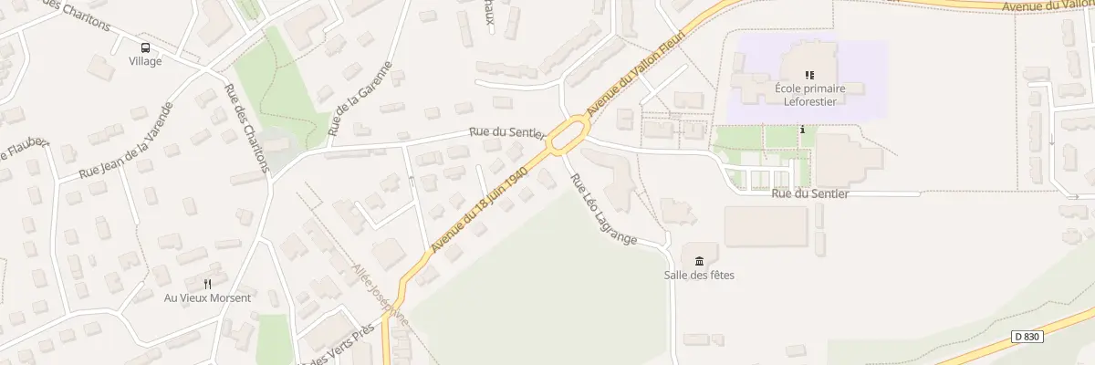 Plan du 44 Av du 18 Juin 1940 à Saint-Sébastien-de-Morsent
