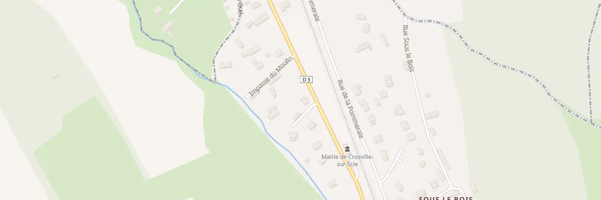Plan du 27 Rte du Cidre à Crosville-sur-Scie