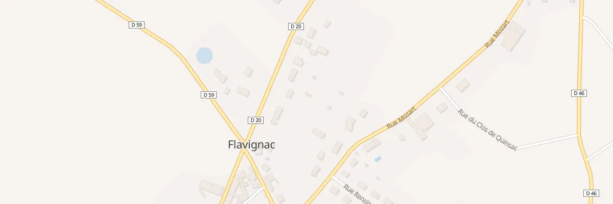 Plan du 17 Av Jean Jaurès à Flavignac