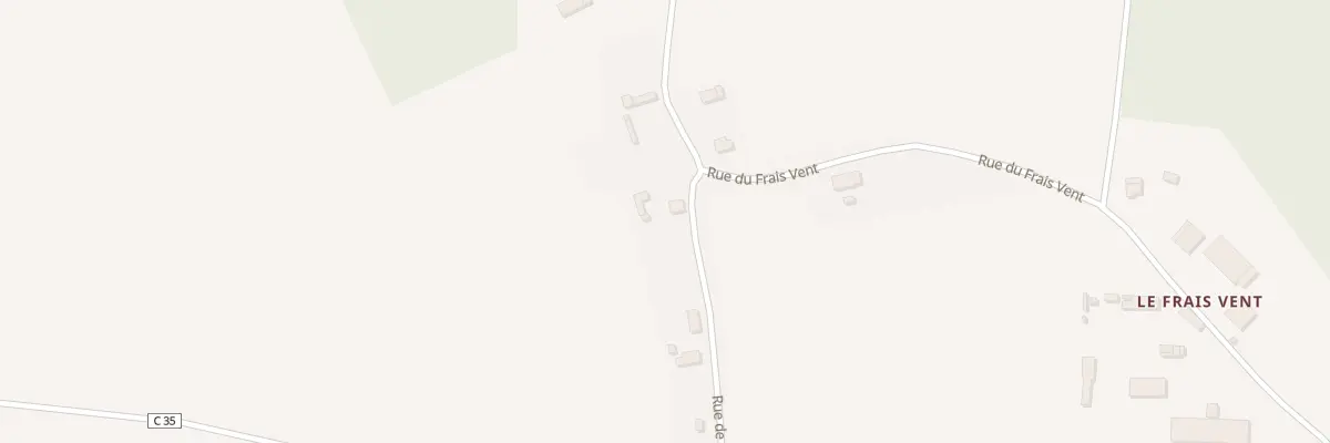 Plan du 134 Les Collets à Brosville