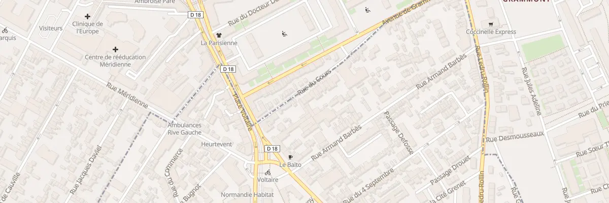 Plan du 43 Rue du Cours à Sotteville-lès-Rouen