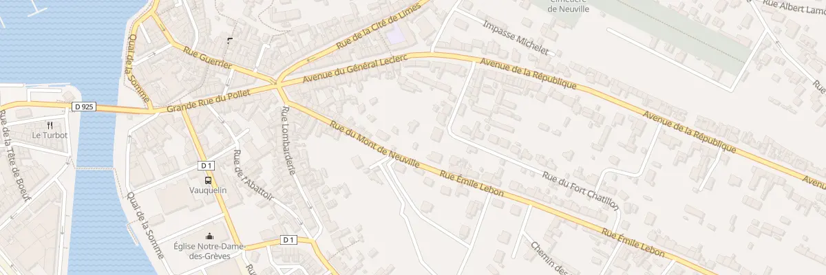 Plan du 41 Rue Mont de Neuville à Dieppe