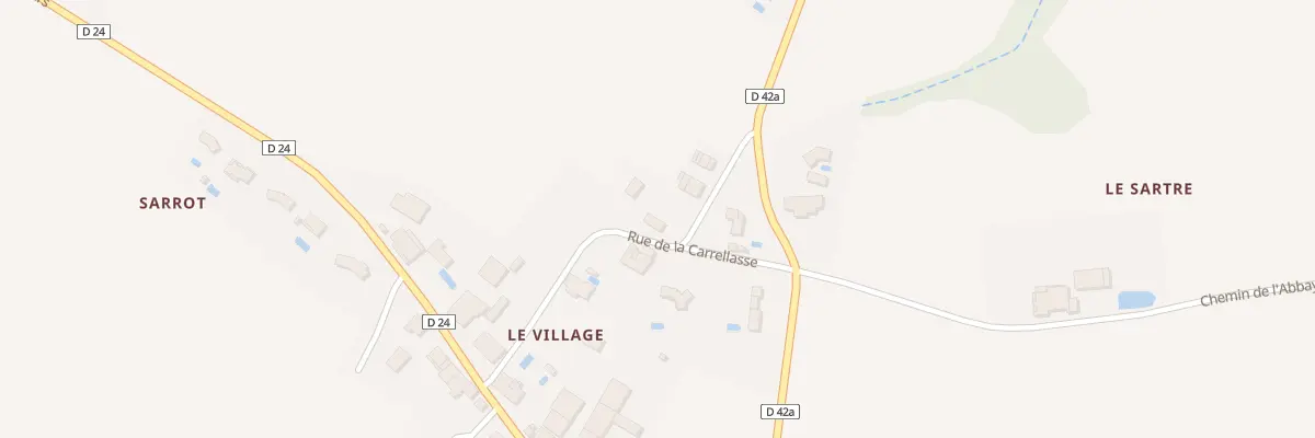 Plan du 37A Village à Garac