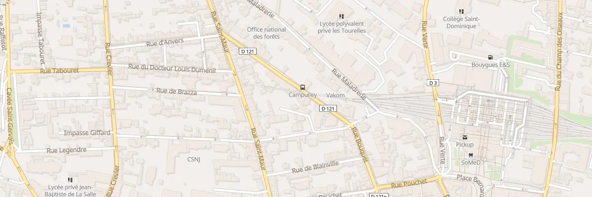 Plan du 71 Rue Bouquet à Rouen