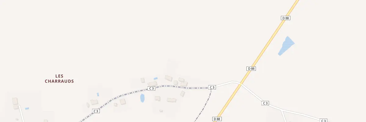 Plan du 37 Les Charrauds à Dinsac