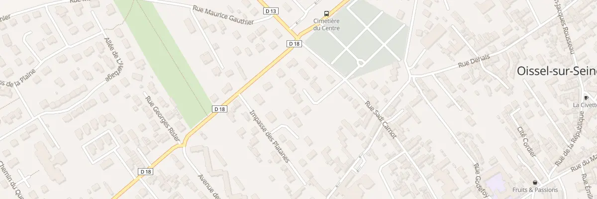 Plan du 8 Imp des Peupliers à Oissel-sur-Seine