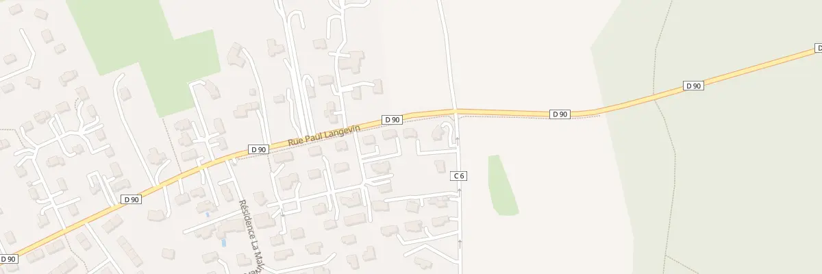 Plan du 1047 Rue de la Voix Maline à Houppeville