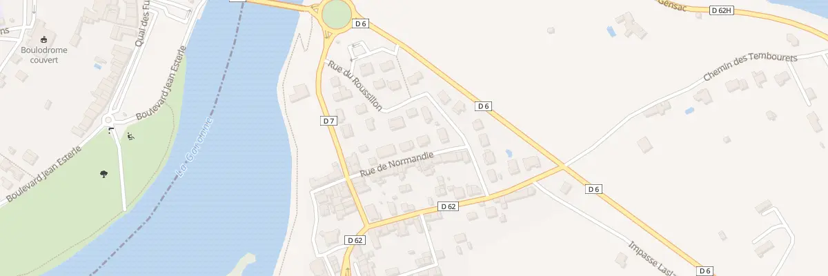 Plan du 7 Rue du Roussillon à Couladère